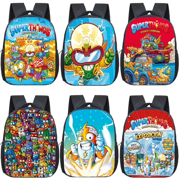 Super Zings Cartoon Backpack for Kids - Perfect Primary School Bag - YooSwift